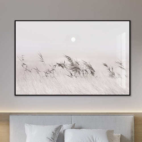 风景卧室床头装饰画清新唯美餐厅走廊挂画办公室书房现代简约壁画