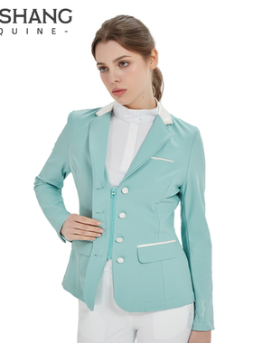 Mashang Equine女款醋酸款骑士服障碍马术西服专业马术装备SKW302