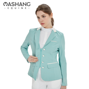 骑士服障碍马术西服专业马术装 醋酸款 备SKW302 Equine女款 Mashang