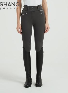 Mashang Equine女款空气棉马裤骑马训练服半胶马术裤装备FGW104
