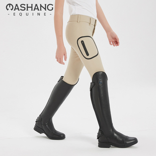 男女童马术装 全胶超薄马术马裤 备FGK101N Equine儿童马裤 Mashang