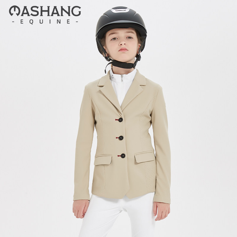 Mashang Equine夏季女童骑士服障碍马术西服儿童专业马术装SKG301