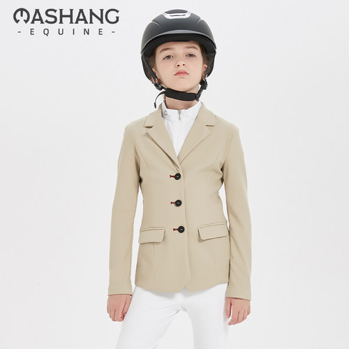 Mashang Equine夏季女童骑士服障碍马术西服儿童专业马术装SKG301