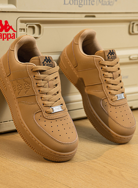 Kappa女鞋休闲板鞋女款2025新款秋冬厚底增高小白鞋软底运动鞋男