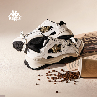 2025秋冬新款 爆款 厚底板鞋 女款 子 Kappa方糖女鞋 休闲运动鞋 老爹鞋