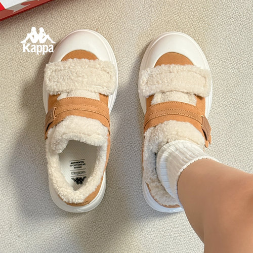 Kappa女鞋棉鞋女加绒加厚雪地靴