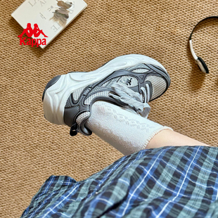 运动鞋 巨好看老爹鞋 女款 厚底增高休闲鞋 子 2025秋冬新款 Kappa女鞋