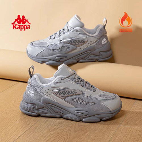 Kappa男鞋加绒运动鞋男2025春季