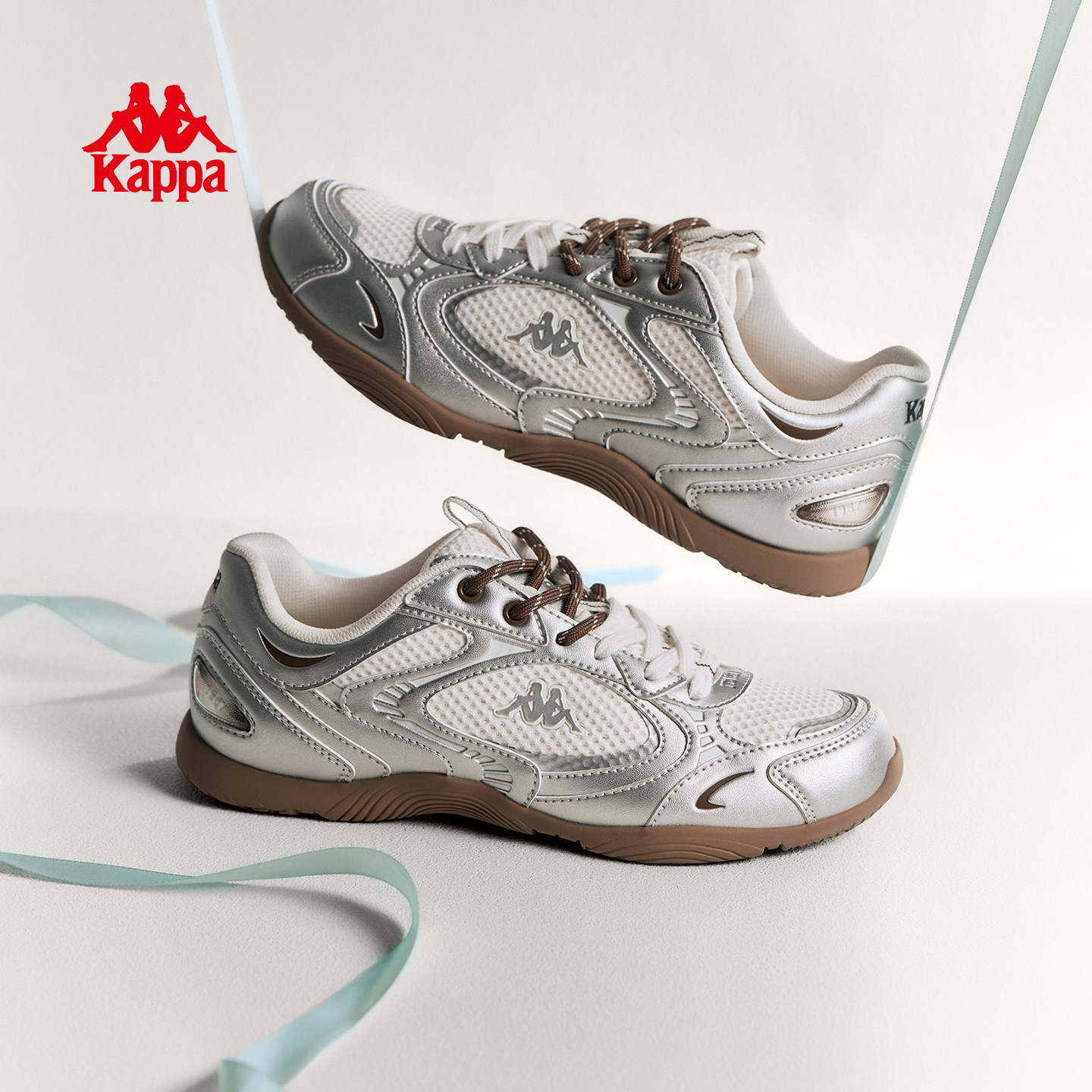 Kappa女鞋流光巨好看德训鞋女2026春季新款百搭板鞋休闲运动鞋子,运动鞋new,板鞋,淘宝优惠券,粉丝福利购,淘宝优惠卷