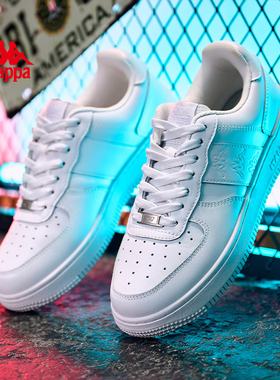 Kappa男鞋小白鞋秋冬新款休闲复古百搭滑板鞋女款厚底运动鞋