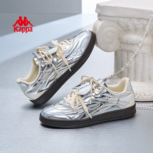 休闲运动鞋 Kappa女鞋 学生百搭板鞋 女2025秋冬新款 子 巨好看德训鞋