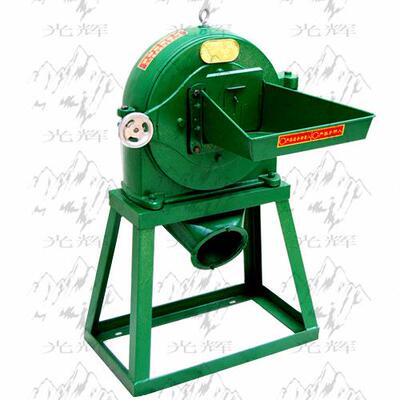 饲官方宽EUG50型万多功能料打粉破碎调研磨五谷材杂粮3食中药机
