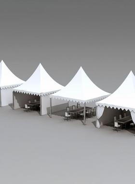 深圳贝加尔帐价出售尖顶篷铝合金厂框篷布架BKL-S9PVC篷泡泡屋棚