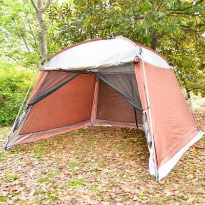 棚工阳厂户外凉遮凉篷露营帐JZT010篷5-8人休闲防晒手搭天幕帐篷