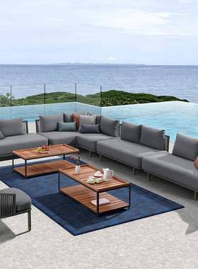 北欧室户外29264休闲约藤编发家具别墅外现代沙简庭院阳台藤椅茶