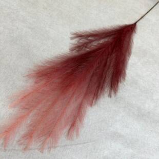 15叉真新羽毛芦苇仿芦家居装饰摆摄影设道具花艺15叉新羽插花假植