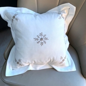 特价 处理外贸出口原单涤棉老工艺绣花靠垫沙发抱枕套枕套不含芯