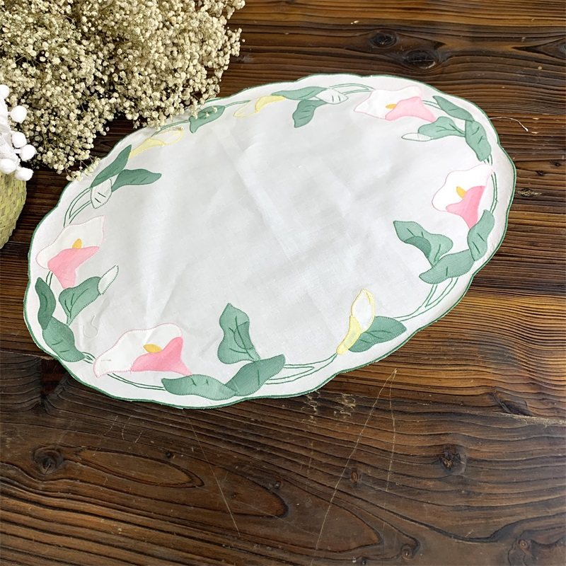 亿家绣坊念旧时光补花贴布绣纯棉茶盘微波炉烤箱盖巾桌布餐垫,居家布艺,餐垫,淘宝优惠券,粉丝福利购,淘宝优惠卷