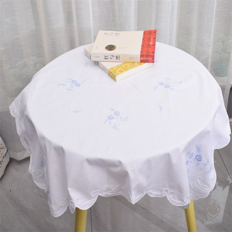 包邮外贸纯棉绣花镂空圆桌方桌 桌布 复古田园钩花装饰盖巾,居家布艺,桌布,淘宝优惠券,粉丝福利购,淘宝优惠卷