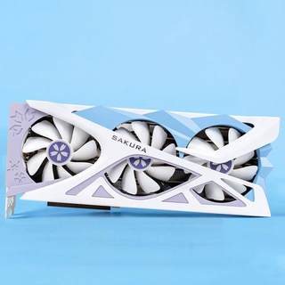 盈通 RX7700XT/7800XT 樱瞳花嫁白色台式机电脑游戏独立显卡