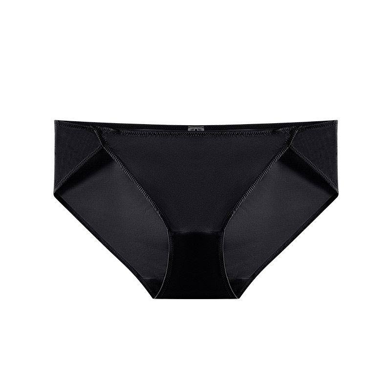 唐格 19姆米真丝弹力缎侧边高开叉女士内裤 桑蚕丝轻奢包臀三角裤,女士内衣/男士内衣/家居服,女三角裤,淘宝优惠券,粉丝福利购,淘宝优惠卷