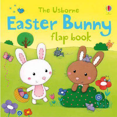 现货 进口英文原版 复活节兔子皮瓣书  Easter Bunny Flap Book 尤斯伯恩  Usborne First Sticker Books