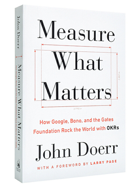 进口英文原版 Measure What Matters 衡量什么重要 谷歌 博诺和盖茨基金会怎样用  现货 管理科学 John Doerr