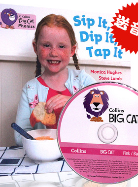进口英语原版  柯林斯大猫自然拼读系列级别1A册  Big Cat Phonics Pink A  粉色套装 启蒙绘本 附CD 8本组合  现货