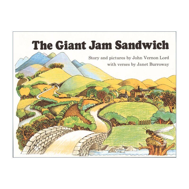 进口英文原版 原版绘本 The Giant Jam Sandwich 巨型果酱三明治 儿童绘本 现货 海外直订gz