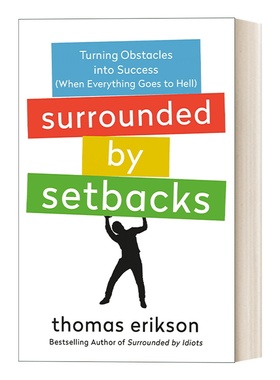 进口英文原版 Surrounded by Setbacks 被挫折包围 Turning Obstacles into Success 化险为夷 心理学 可搭被白痴包围 海外直订xa