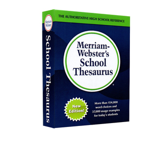 进口英文原版 Webster Merriam 韦氏学生同义词辞典 英语学习工具书 Thesaurus 精装 版 School 现货