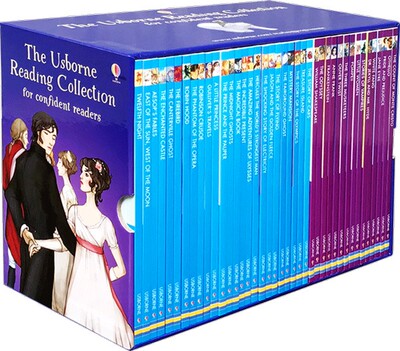 进口英文原版 儿童分级读物桥梁书 我的第四个图书馆 Reading Collection for Confident Readers 40册套装 The Usborne 尤斯伯恩
