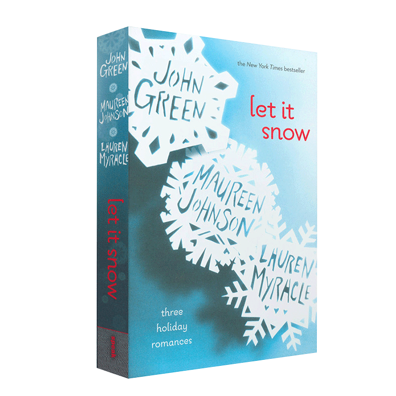 进口英文原版 雪就这样落 Let It Snow  冬季浪漫故事   Three Holiday Romances Stories 爱情浪漫小说 John Green 现货