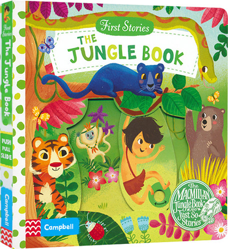 进口英文原版 The Jungle Book 奇幻森林 丛林之书 认知纸板读物 First Stories系列童话篇  现货