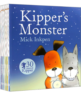 进口英文原版   Kipper 10 Copy Ziplock 小狗奇普 10册套装 廖彩杏书单 快乐成长故事 格林纳威大奖作家  海外直订gz
