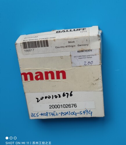 BALLUFF传感器BCS002M，BCS M08T4E2-PSM30G-S49G 全新就一个包邮
