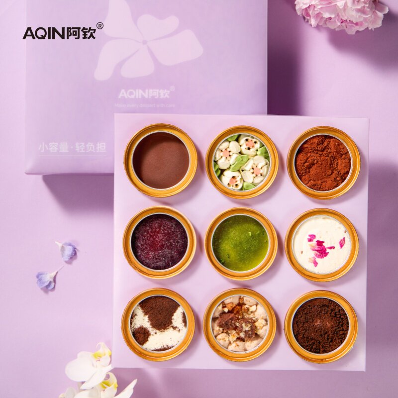 AQIN阿钦罐子蛋糕甜品盒子蛋糕慕斯下午茶零食520送女友生日礼盒