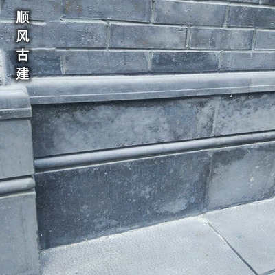 530*60内圆角线条门窗线踢脚线腰线中式仿古砖雕浮雕屋檐线影壁