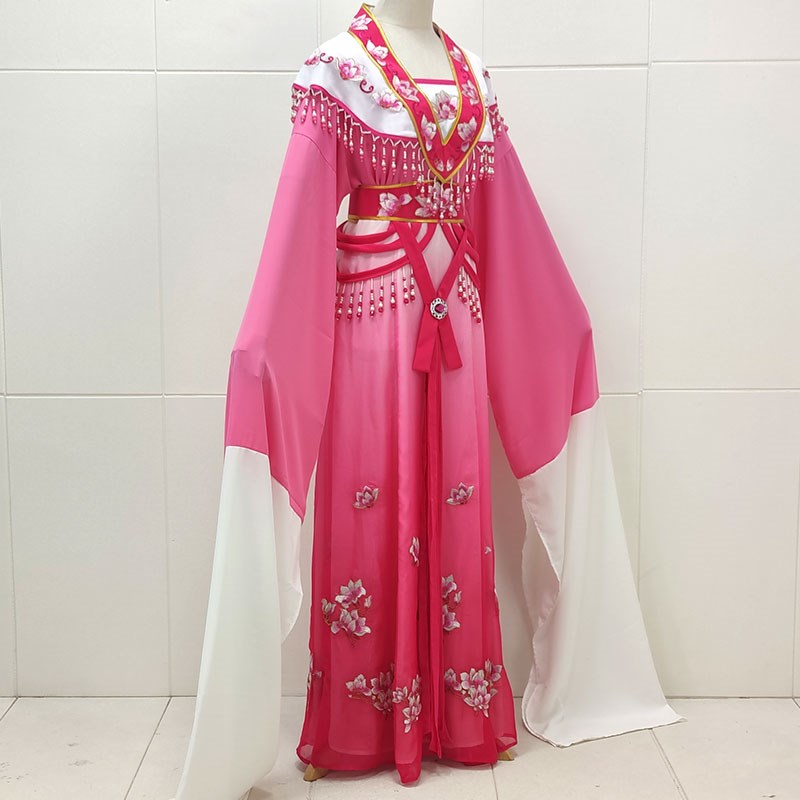 新品新款玉堂春女花旦p戏剧戏曲越剧黄梅戏绣花戏服长水袖演出服