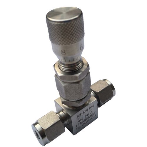新品不锈钢卡套式角式微量调节u阀WL91H-320P流量调节针型调节阀W