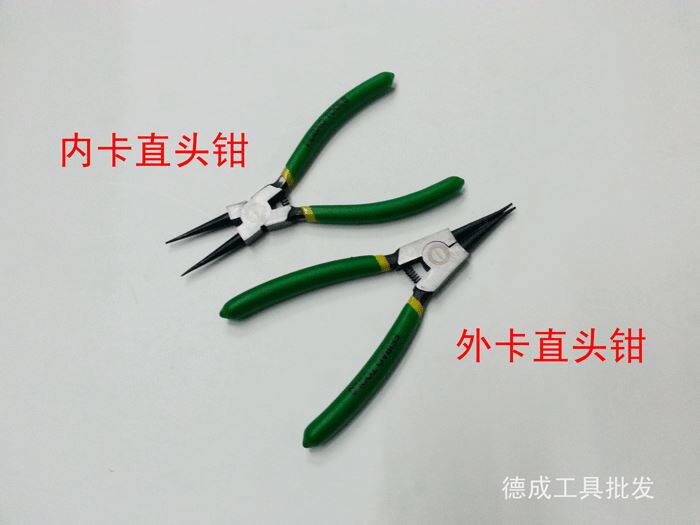 新品。飞a豹6寸多功能卡簧钳直子 C型扣环卡环内外弯卡孔弹簧片撑