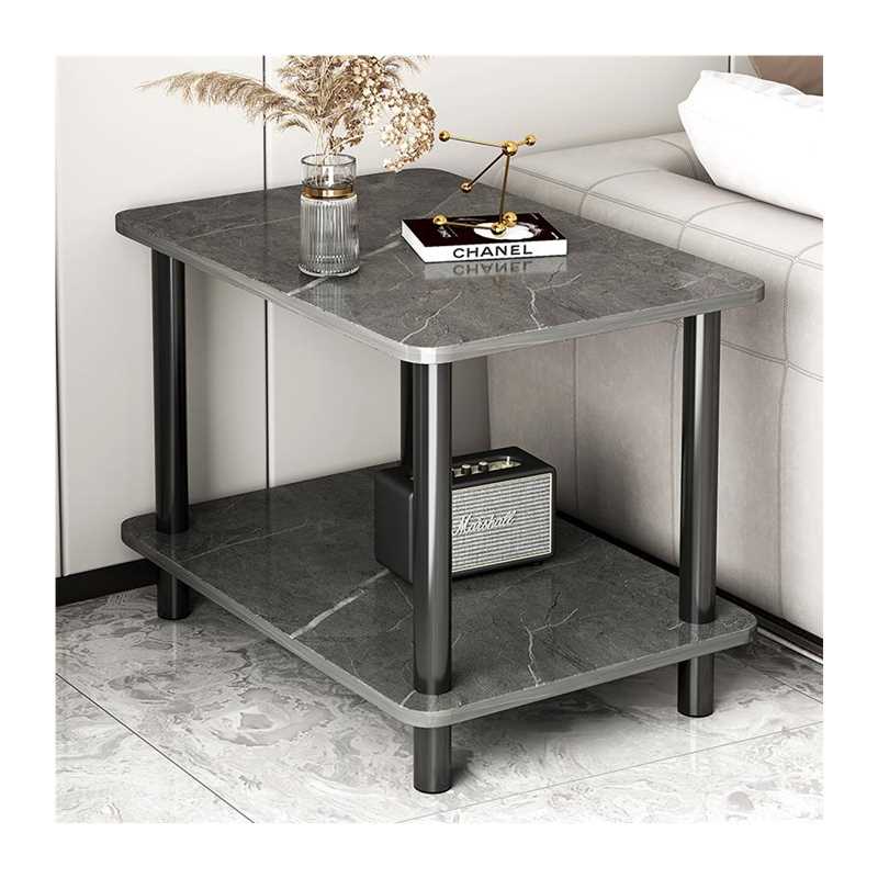 极速沙发边几简约双层小方形茶几阳台小方桌N子小户型床头边柜客