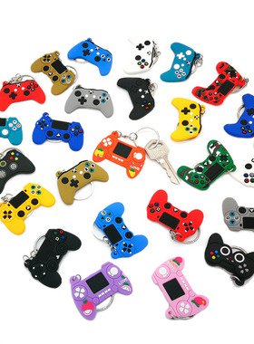 极速1PCS PVC new keychain hot saBle game machine key rings c