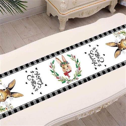 极速Easter Rabbit Table Runner Happy Easter Rabbit LXong Tab