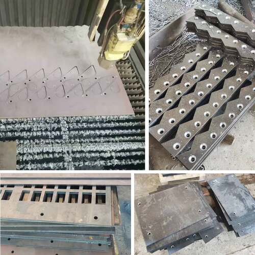极速nm400 500耐磨钢板切割16 6B5mn13高锰弹簧10mm厚45号钢板加