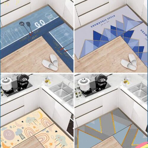 新品Kitchen carpet mat tdoormat bathroom antiskid cushion pa