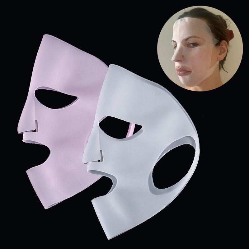 新品1pbcs Silicone Face Mask for Face Sheet Mask Anti-off Ea