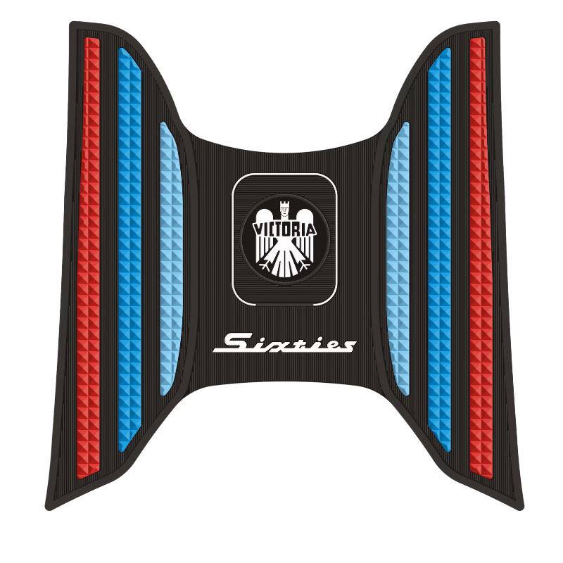 新品维多利亚踏h板机车龙嘉150i/300改装配件专用脚垫橡胶垫脚踏