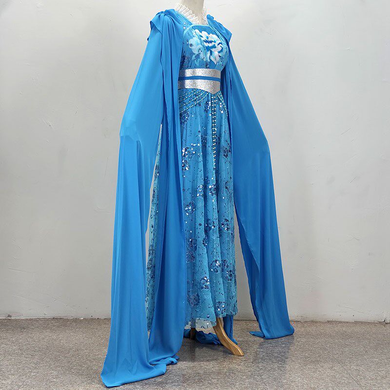 新品戏剧戏曲戏服越剧黄梅戏新款花旦小旦仙女服T饰唱戏舞台舞蹈