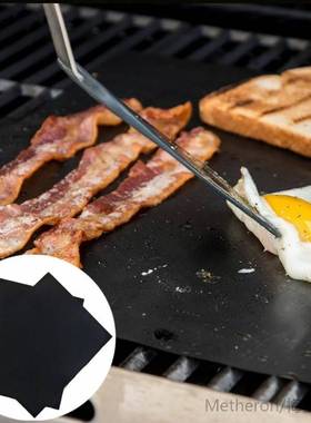 极速Reusable Grill Bbq Mat Non Mat Cooking Mats Set OYven Li